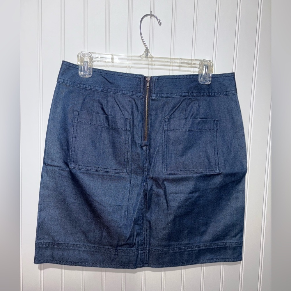 NWOT LOFT Dark Denim Skirt| Size 4 - Picture 2 of 4